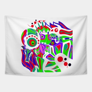 aztec warrior ecopop Tapestry