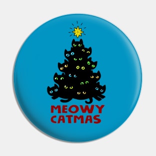 Meowy Catmas Pin