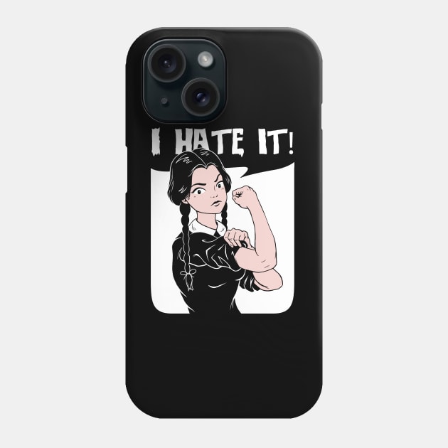 Hate Everything Phone Case by Vincent Trinidad Art