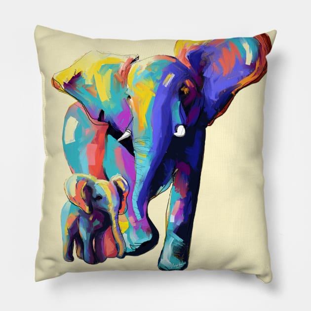 Elephant Pillow by mailsoncello