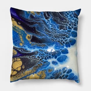 Blue Cells Pillow