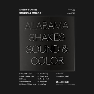 Alabama Shakes - Sound & Color Tracklist Album T-Shirt