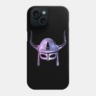 Samurai Ninja War Helmet in Space Phone Case