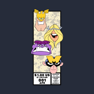 Justice Friends Comic Heads T-Shirt