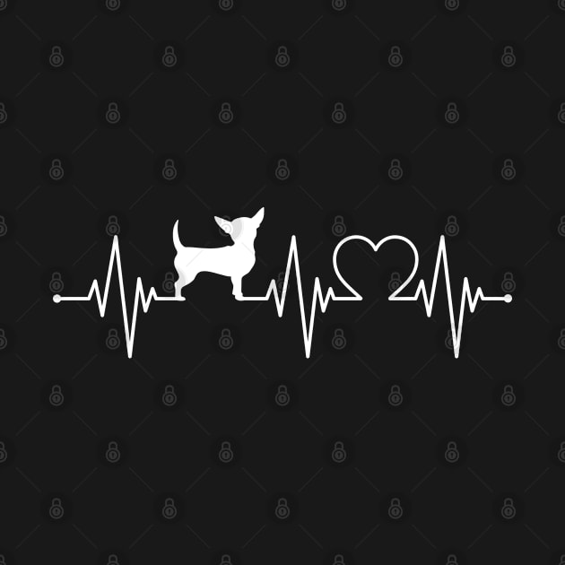 Chihuahua Dog Lover | Cute Chihuahua Puppy Dog | Chihuahua puppies | chihuahua love heartbeat by Houseofwinning