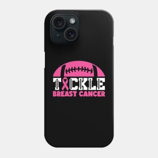 Tackle Breast Cancer Football Sport Awareness Support Pink Ribbon Phone Case