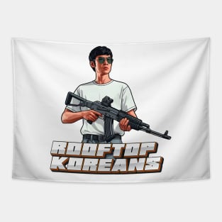 Rooftop Koreans Tapestry