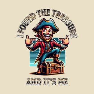 Funny Pirate Treasure Parody T-Shirt