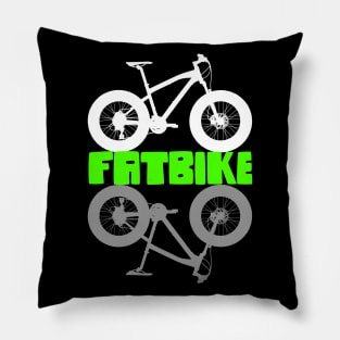 Fatbike, fat bike, fat tires bike bicycle lovers Pillow