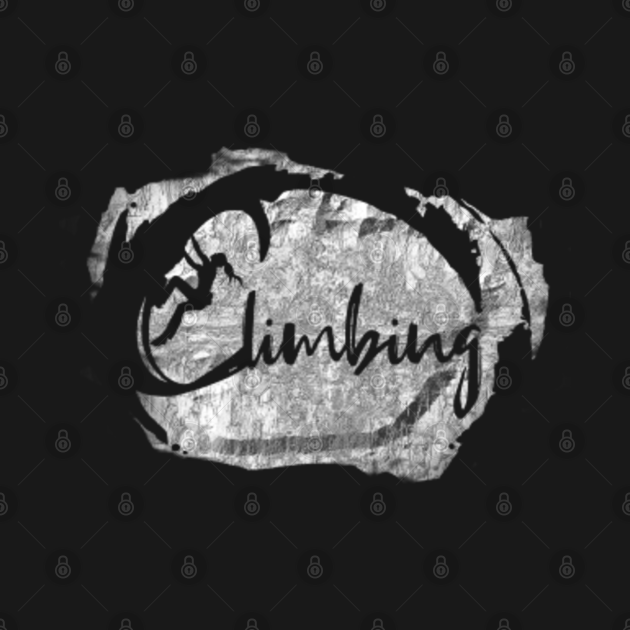 Download Climbing Girl lettering logo with rock climb cliff gift ...