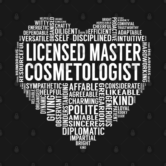 Licensed Master Cosmetologist Heart by LotusTee