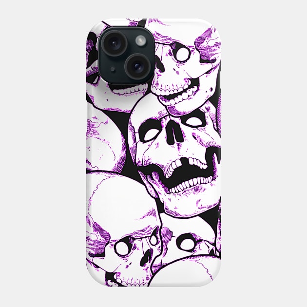 Skull Halloween Phone Case by igzine