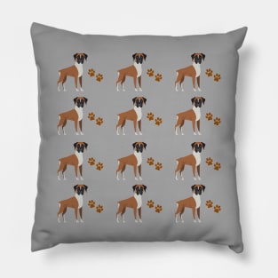 Boxer dog cute pattern Pillow