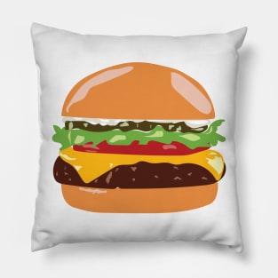 Chee$e Burger Pillow