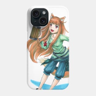 Playful Wolf Goddess Phone Case