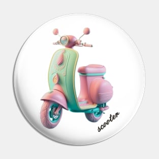 vespa scooter motorbike Pin