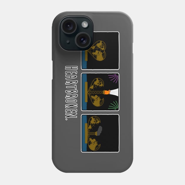 IllumiNations - Heartbroken Phone Case by brkgnews