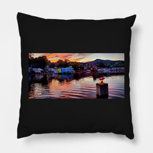 Harbor Sunset Pillow