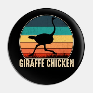 Giraffe Chicken Pin