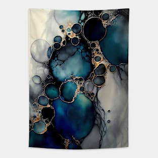 Deep Soul - Abstract Alcohol Ink Resin Art Tapestry