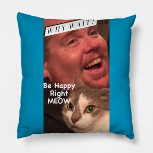 Happy Cat Pillow