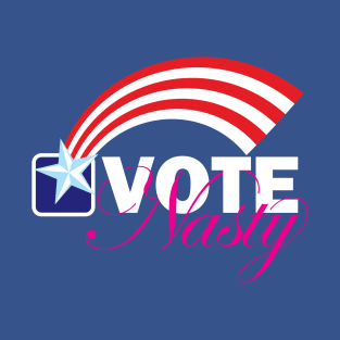 Star Spangled right to VOTE Nasty reversed T-Shirt