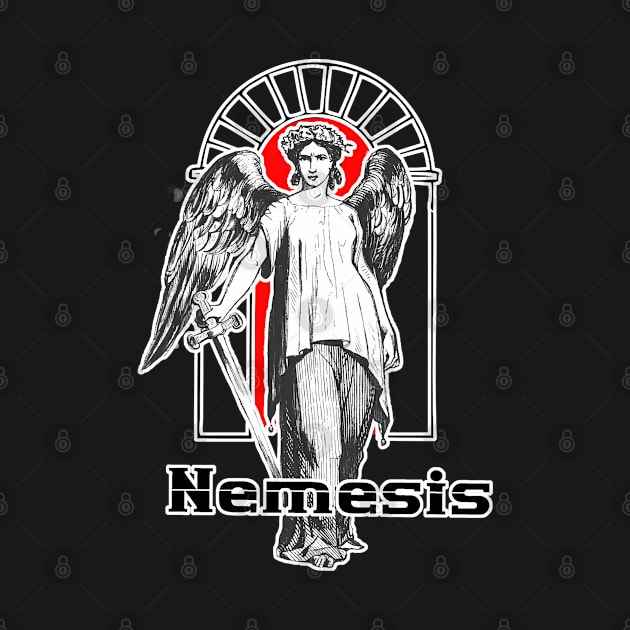 Nemesis the goddess of revenge and eternal hatreds by Marccelus
