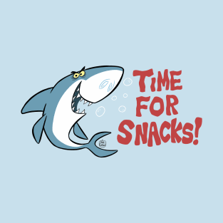 Retro Shark Cartoon T-Shirt