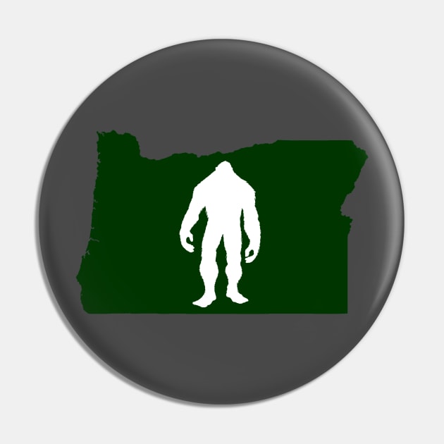 Oregon Bigfoot Pin by chriswig