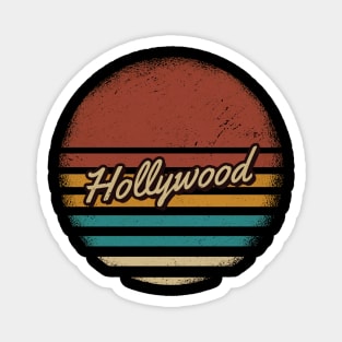 Hollywood Vintage Text Magnet