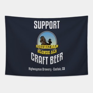 HMB Support Craft Beer: Highwayman Blonde Ale Tapestry