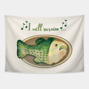 Beautiful singing fish Tapestry