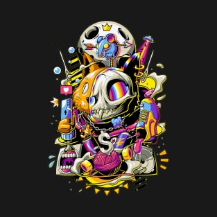 skull cat T-Shirt