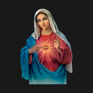 Immaculate Heart of Mary (transparent background design) T-Shirt