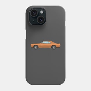 Chevy Camaro Illustration Orange Phone Case