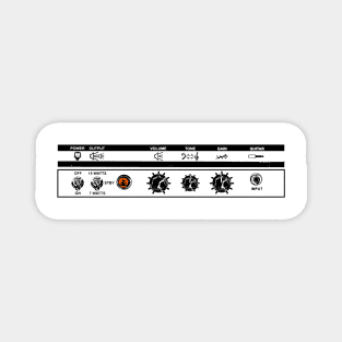 Orange Tiny Terror Control Panel Magnet