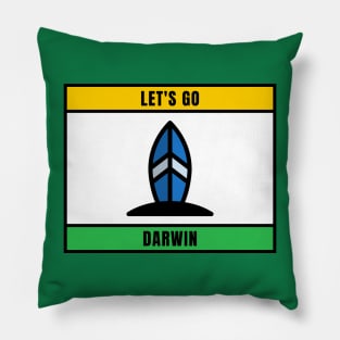 LET'S GO DARWIN Pillow