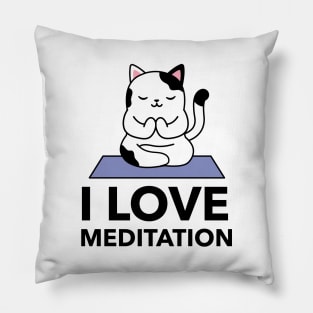 I Love Meditation Pillow