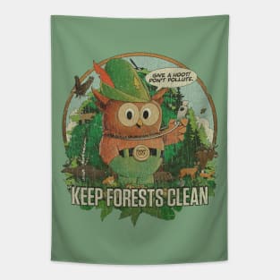 Keep Forests Clean 1971 Tapestry