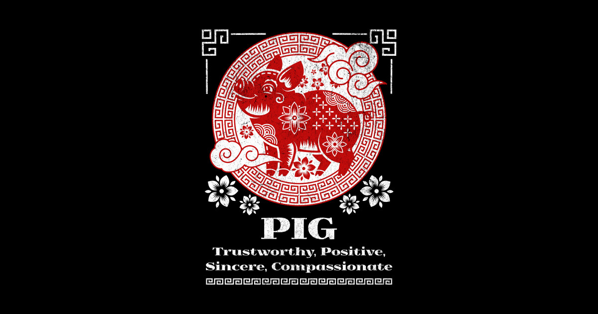 Chinese Zodiac Pig Personality Traits Chinese Zodiac Pig Posters