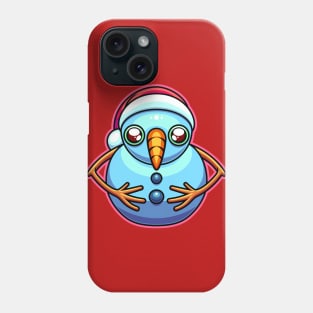 Pudgy Snowman Phone Case