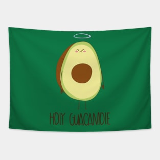 Holy Guacamole! Cute Avocado With Halo Tapestry