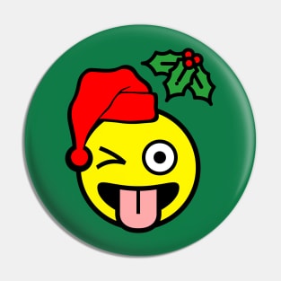 Mistletoe Emoji Pin