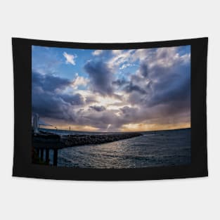 God Rays Over Glenelg Tapestry