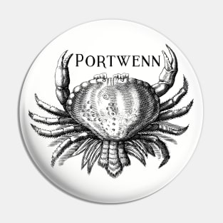 Portwenn Port Isaac Cornwall Crab Pin