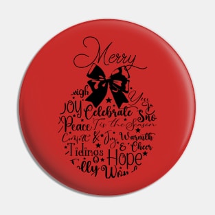 Merry Ornament Pin