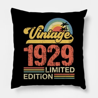 Retro vintage 1929 limited edition Pillow