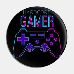 hardcore gamer Pin