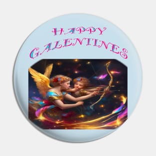 Galentines day card Pin