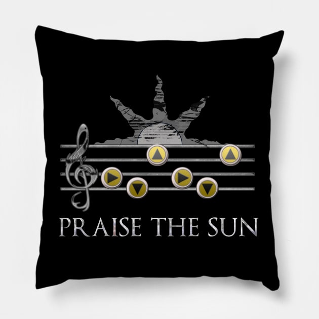 Praise the Sun Pillow by shawnalizabeth